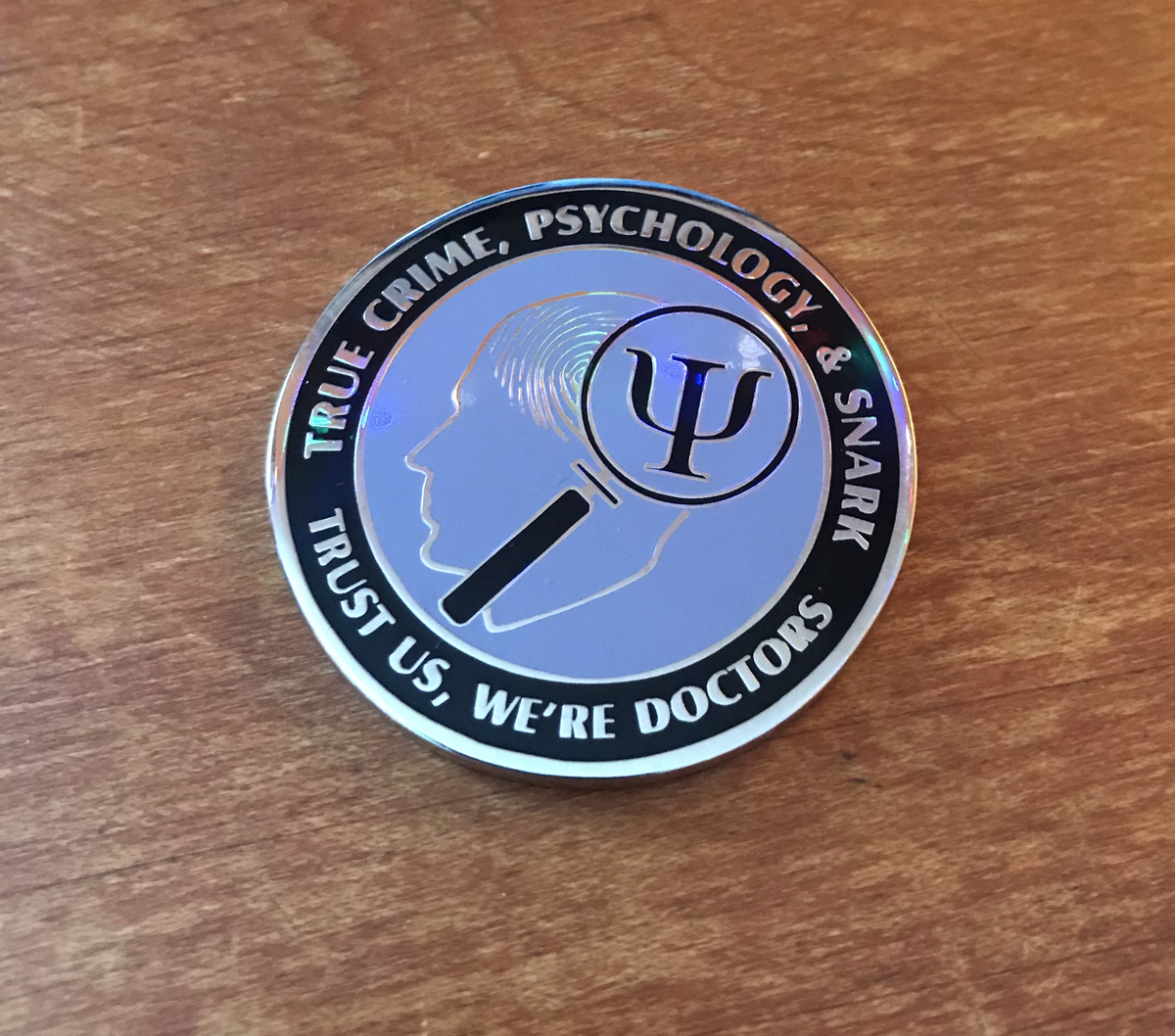 Crawlspacepod's tweet photo. Check out these awesome coins from @LAnotsopod! If you sign up to their @Patreon page TODAY you will get one!! After today you will have to purchase them. https://t.co/RcfGDRPUL4 #truecrime #podcast #LANSC #forensicpsychology https://t.co/qALNGrtWh3