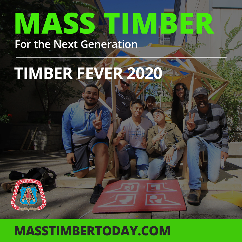 masstimbertoday's tweet photo. #TimberFever goes VIRTUAL! Application deadline July 31 at 11:59 PM ET. Event held Sept. 24-27. Gain new skills in structure #design, #modeling and #analysis. Network with professional #architects and #structural #engineers. 
SIGN UP NOW! https://t.co/Am9vsxpKi9 https://t.co/tp7qMH6nXC