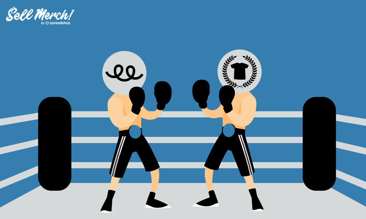 @teepring vs @teepublic , who wins in this #merch throwdown for the ages? https://t.co/VUzFtOywN3 ๐๐ #printondemand #merchfight #newmerch #prettymerch https://t.co/sAAzRblXkZ