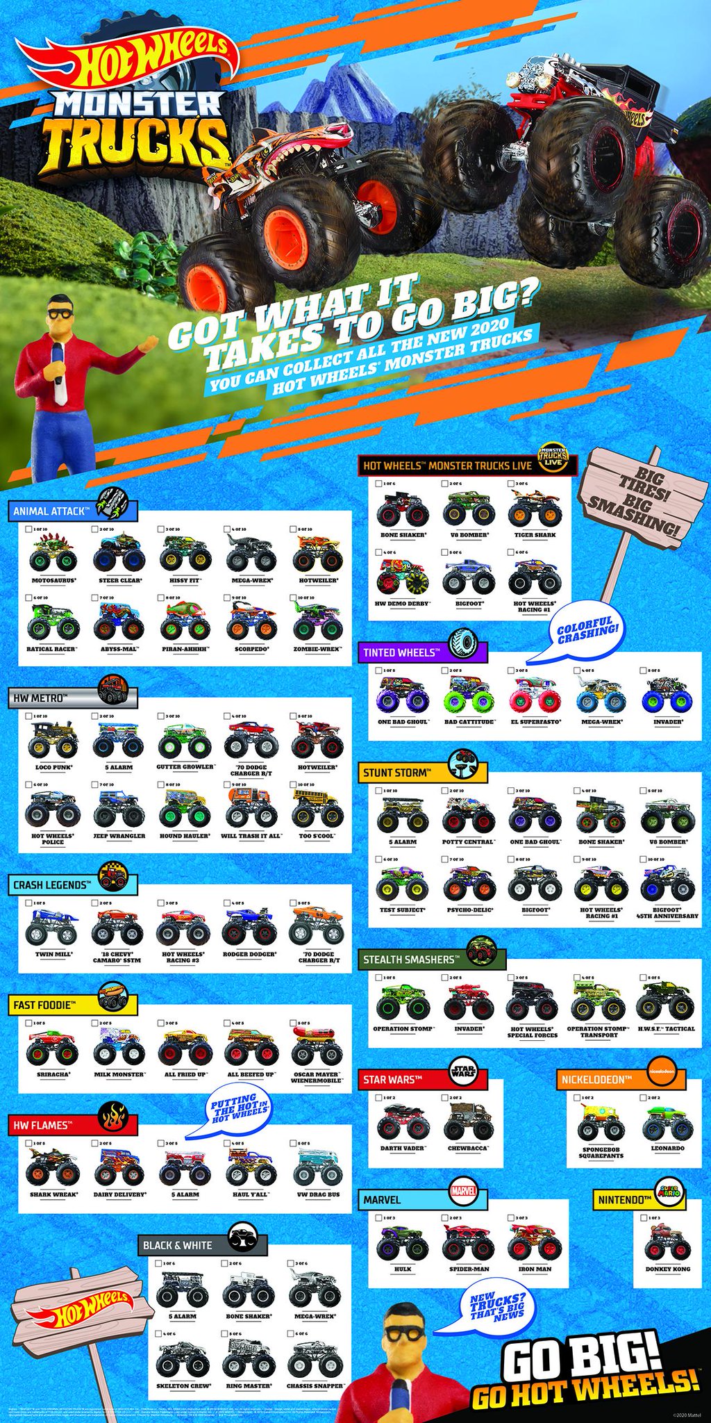 hot wheels list 2020