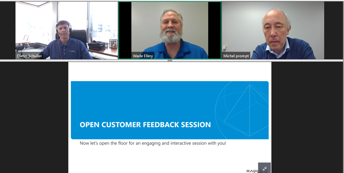 RadiantLogic's tweet photo. A huge THANK YOU to our customers who participated in our virtual Customer Advisory Board yesterday. Your feedback drives our product development, and we love seeing the many innovative ways that you’re using #RadiantOne.
Thank you for giving us the chance to learn from you. https://t.co/ibHJRdP7ub