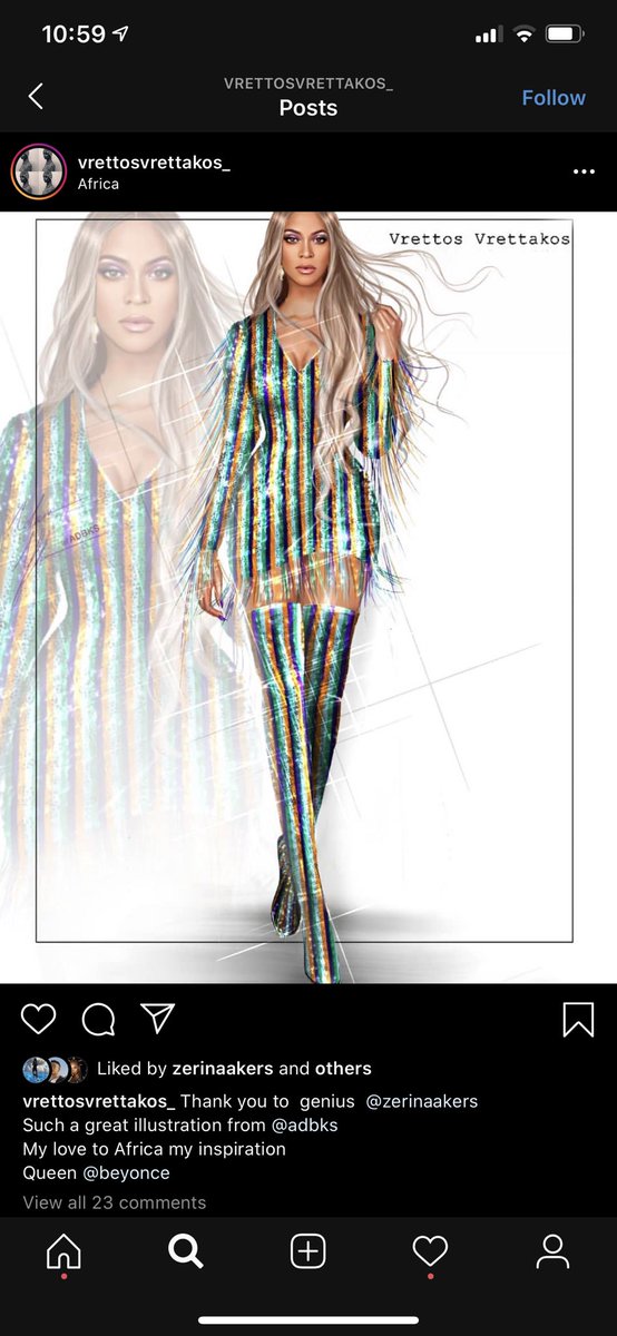Beyoncé in custom  @vvrettakos x Adam Afkir
