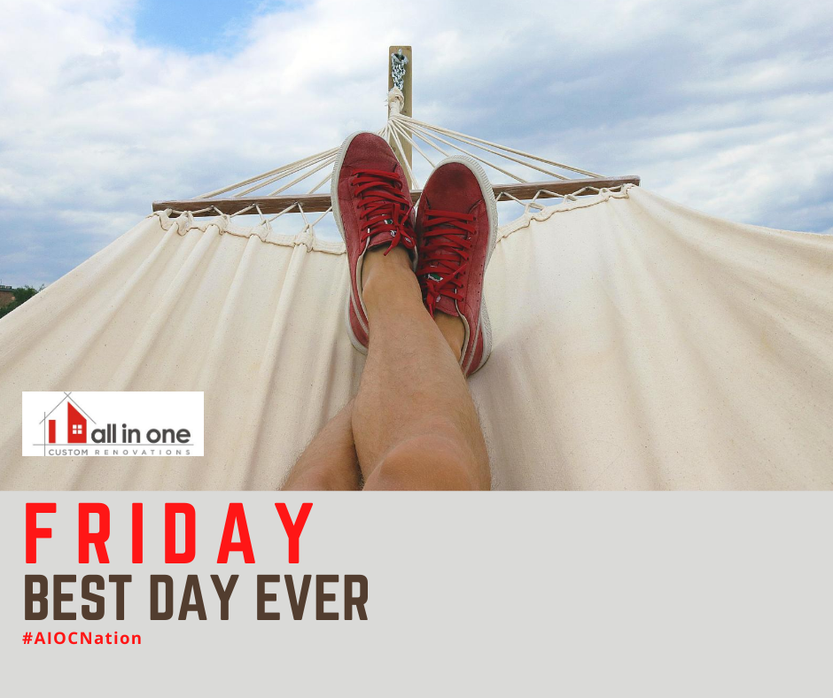 #Friday. Best day ever. 🎉 #AllInOneKitchenAndBath #AIOKBNation #HomeRenovation #FreeQuote