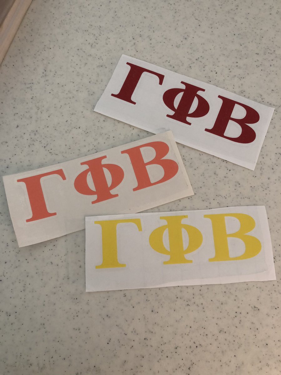 kara_williamss's tweet photo. #TAMU #rush who needs decals for their soon to be littles??? $5 each or 3 for $12. Mailing is free, and I can do any letters and (almost) any color!! RT to help a girl out https://t.co/2yBPquerM4