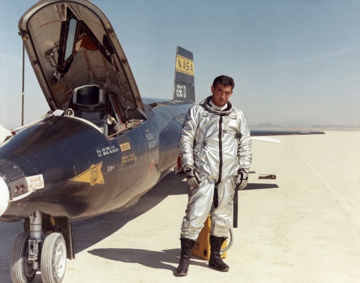 AstroMCollins's tweet photo. The X-15 pilots were an incredibly competent group of test pilots. Read more:
https://t.co/Ee6zphQ77A
https://t.co/kB9aWWILuO
📷: @NASA https://t.co/bWRGlW080p