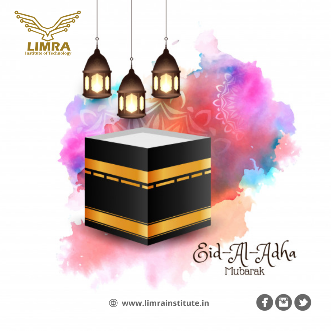 LimraInstitute's tweet photo. “May Allah bless you with
A beautiful feast of Sacrifice
on this auspicious day of Eid ul-Adha”
Happy Bakra Eid 2020
#limrainstituteoftechnology https://t.co/ozXYEVoUoe