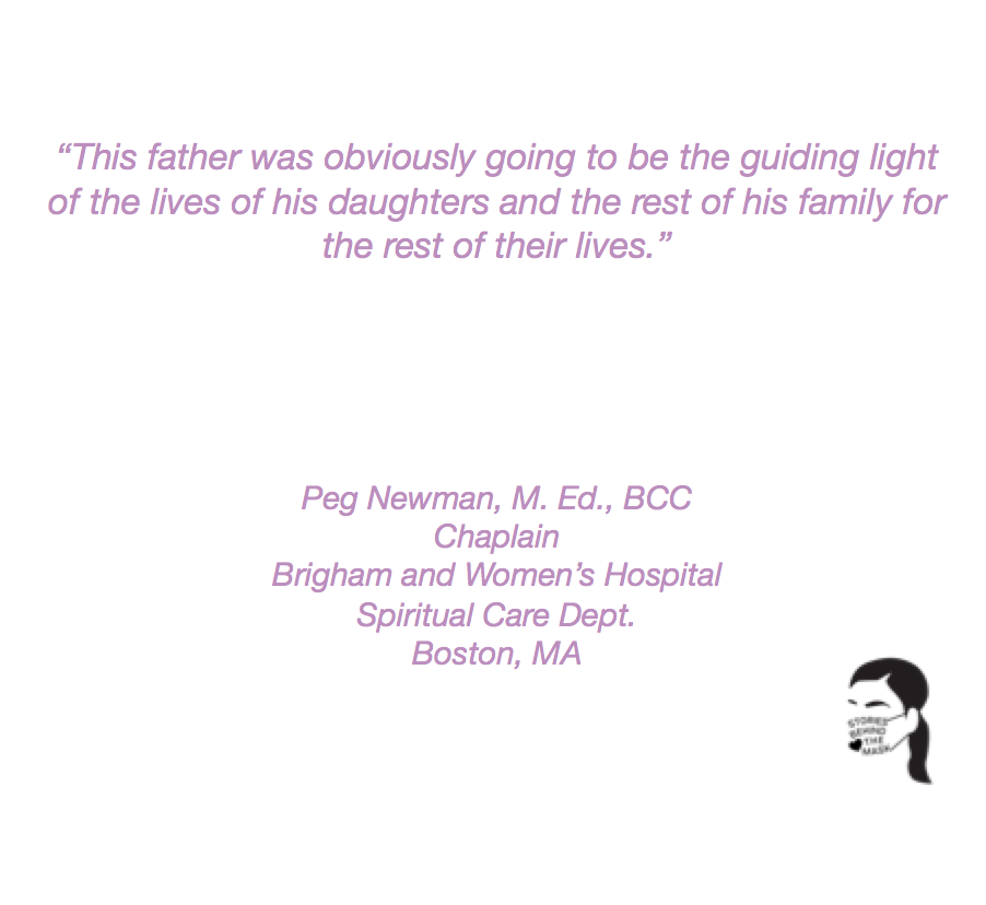 MaskStories's tweet photo. As Chaplain at @BrighamWomens, Peg Newman sees families through some of their toughest times. Check back later today for a story from Peg that is sure to touch your heart.

@cathchaps https://t.co/UBJX04Odm8