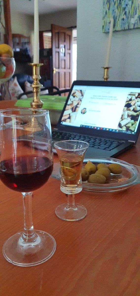 mikeybrown90210's tweet photo. Hoping we won't have to quarantine after 'visiting' Andalusia on the last week of #WLWSVirtual Sherry tasting with @quentinsadler and @Iberiandrinks https://t.co/O9VLujt4ob