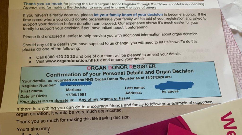 mari_fonseca's tweet image. Quando vc pede pra tirar a carteira de motorista aqui perguntam se vc quer se cadastrar como doador de órgãos. Hoje recebi meu cartão. Infelizmente no Brasil ainda não há um sistema assim, então o ideal é avisar à sua família da sua vontade #SouDoador #BeaDonor #DoeÓrgãos