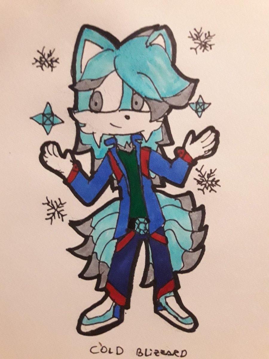 MissingFileArt1's tweet photo. After Bill comes Cold!

Cold was an Empire tech guy who quitted after realizing Eggman's actions were too much

He's the creator of the Cores, a set of modified fake emeralds made for clean energy generation

Using the cores, Cold became the Freezing Raider, a Hero of Justice https://t.co/mFi3jKJx7n