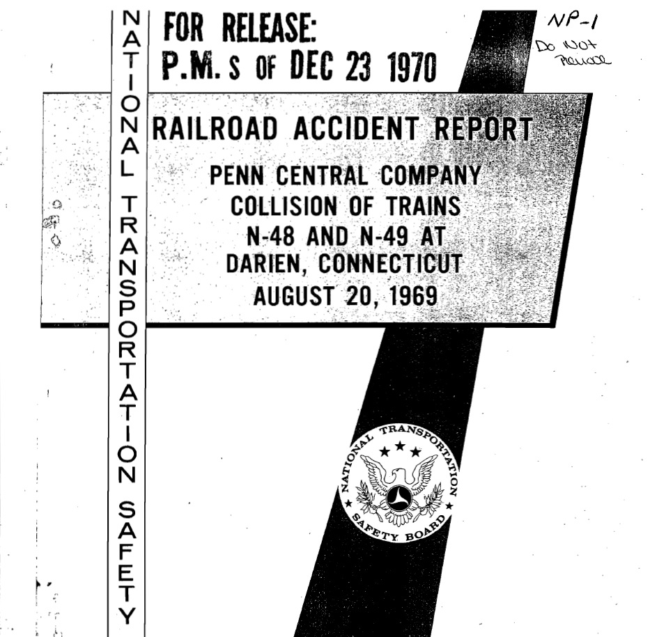 On August 20, 1969, in Darien, CT, we investigated the first of 154  #PTC preventable accidents:  https://www.ntsb.gov/investigations/AccidentReports/Pages/RAR7003.aspx  #PTCDeadline  #NTSBmwl