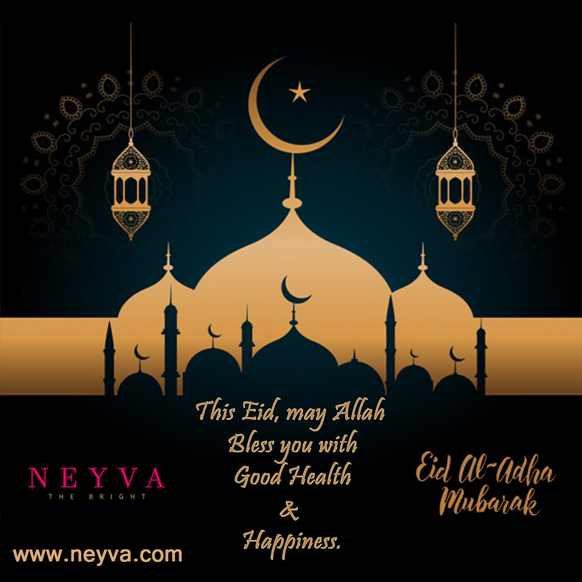 neyvabyhameeda's tweet photo. On this Eid-ul-Adha, Team @neyvabyhameeda wishes Allah's blessings and kindness on you.

Eid Mubarak to you and your family !

#neyvabyhameeda #eidaladha #bestwishes #godblessyou https://t.co/cozmVib0z7