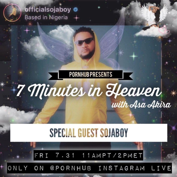 Today�s 7 Minutes in Heaven is with @officialsojaboy from 90 Day Fianc�! See you LIVE at 11am PT / 2pm
