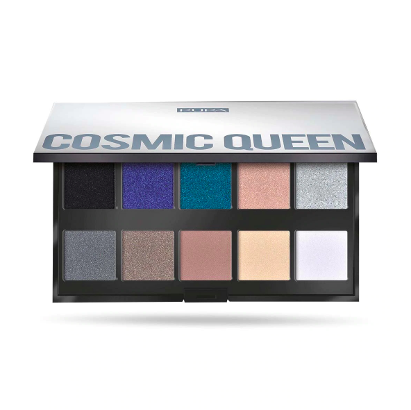 Today's luxe beauty Twitter Giveaway is Pupa Milano's Cosmic Queen Eye Palette. It boats 10 multi-finish shadows for a space-age look. I love the silvers and teal. To enter, follow <a href="/davelackie/">dave lackie</a> &amp; RT #win