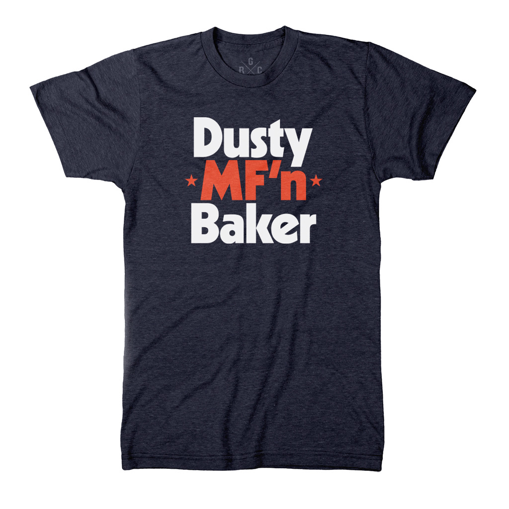 WeRunGame's tweet photo. Do it for Dusty! VOTE NOW for your favorite MF’n Manager design. Winner goes on pre-sale Monday. ☑️ #DoItForDusty #HTXBaseball #WeRunGame #AstrosTwitter #AstrosFan #TwitterPoll Let your voice be heard... orange or blue? https://t.co/GquQl5fyvp