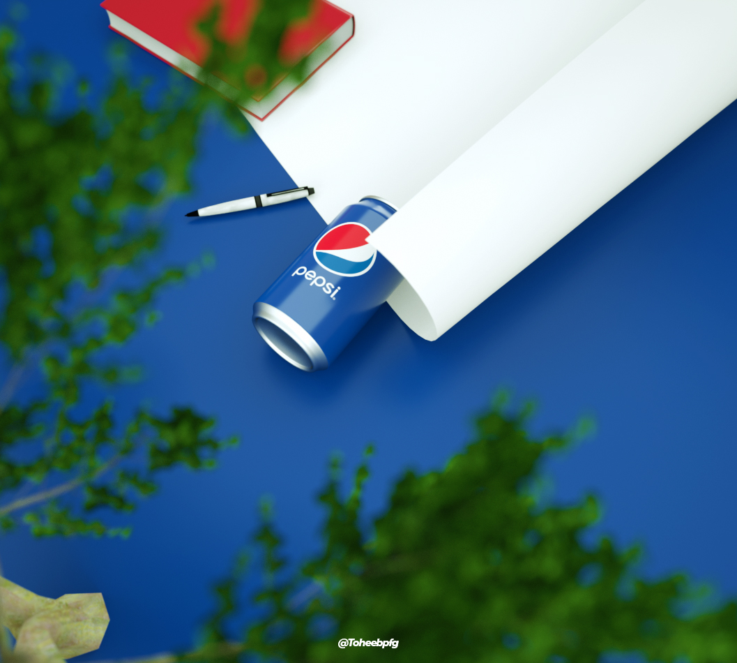 TheHeeb_'s tweet photo. I made some pepsi renders.  Done in c4D and rendered using octane renderer.  #Heeb #pfg #pepsico #pepsi #3D #digitalart #art #twittertrending https://t.co/n2RJIKsGZS