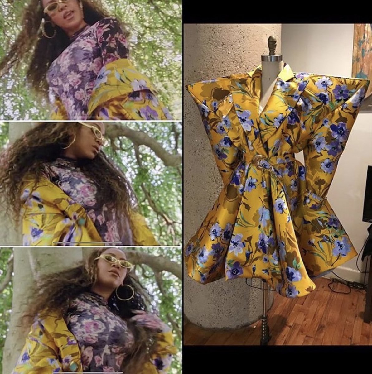 Beyoncé in custom <a href="/levenity/">L E V E N I T Y</a>