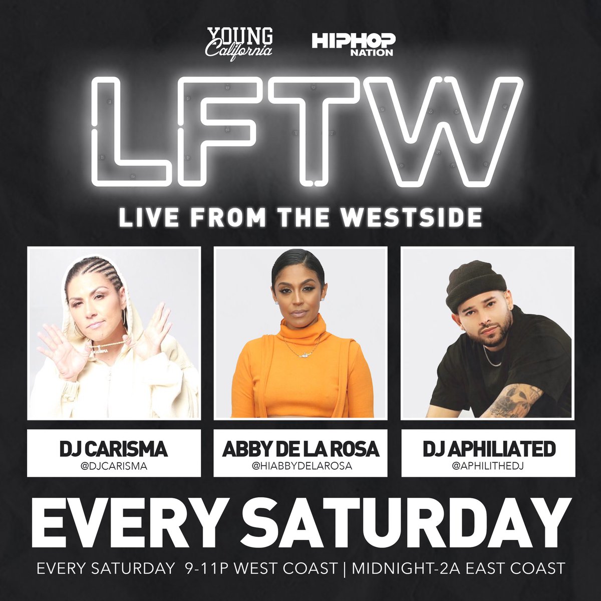 djAPhiliated's tweet photo. Tomorrow tap in @HipHopNation @SIRIUSXM #LFTW #YoungCalifornia https://t.co/Wl0VeVy3t9