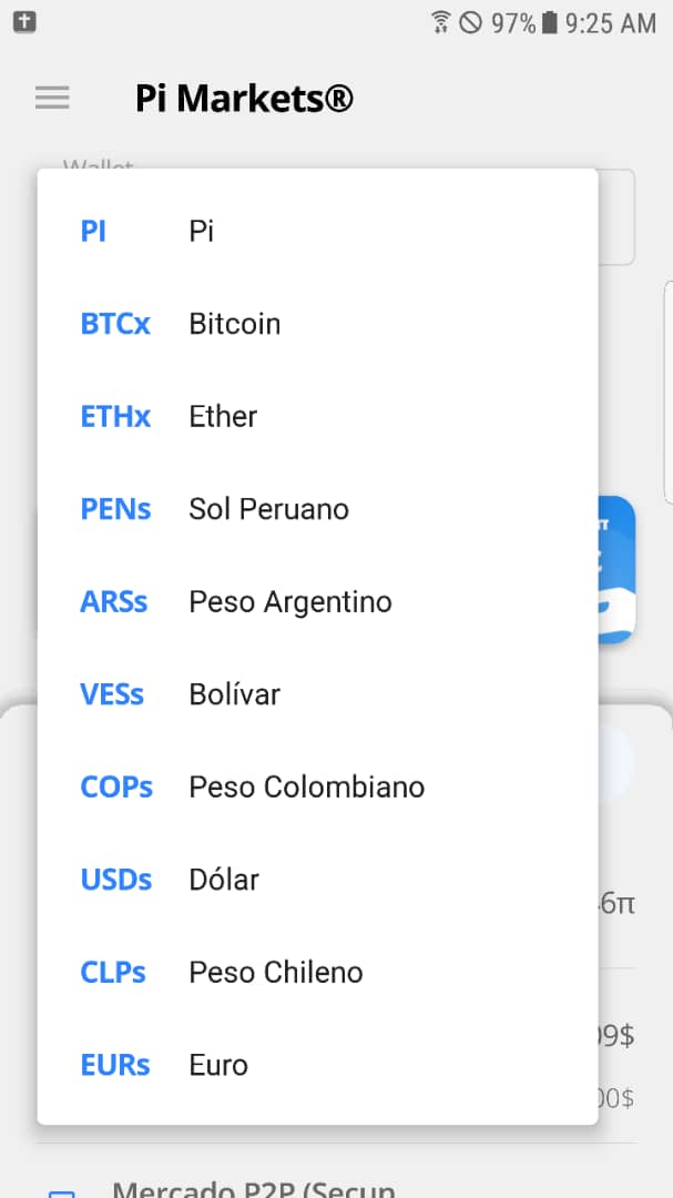 jhewinnson's tweet image. #PimarketsApp #SinTitubeos, Incorpora nuevas #Divisas a su plataforma, entre las cuales tenemos Pesos Argentinos, Pesos Chilenos y Sol Peruano. 
Descarga, registrate y unete desde Telegram @Picripto o desde Google Play play.google.com/store/apps/det…

@Picripto @Pimarkets  @Blockchain