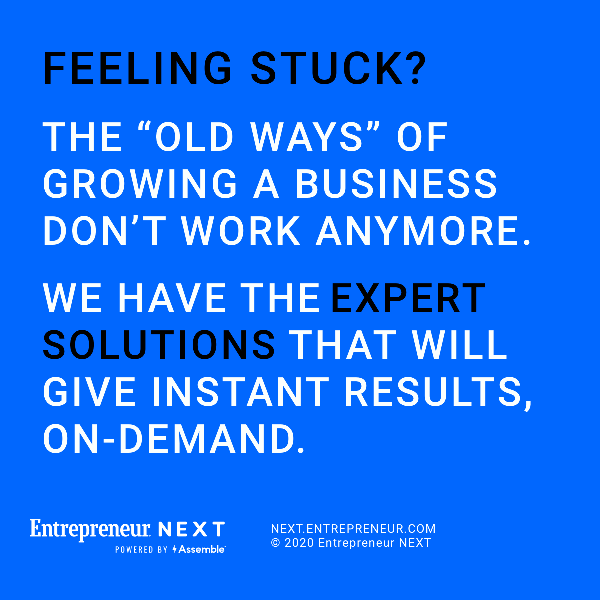 Are you struggling to grow your business in a tough environment? As the market evolves, it's important that your growth tactics are adjusted, too. Get experts on-demand to help pivot your business towards success for as little as $1,000/month. hubs.ly/H0sT0v30