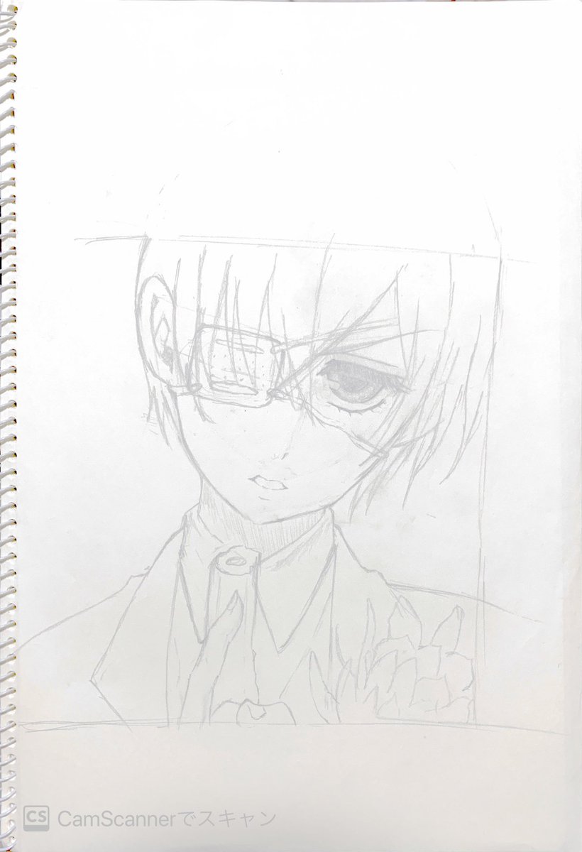 #黒執事
#イラスト
#ちくわ
ちくわでもキマってる坊ちゃん 