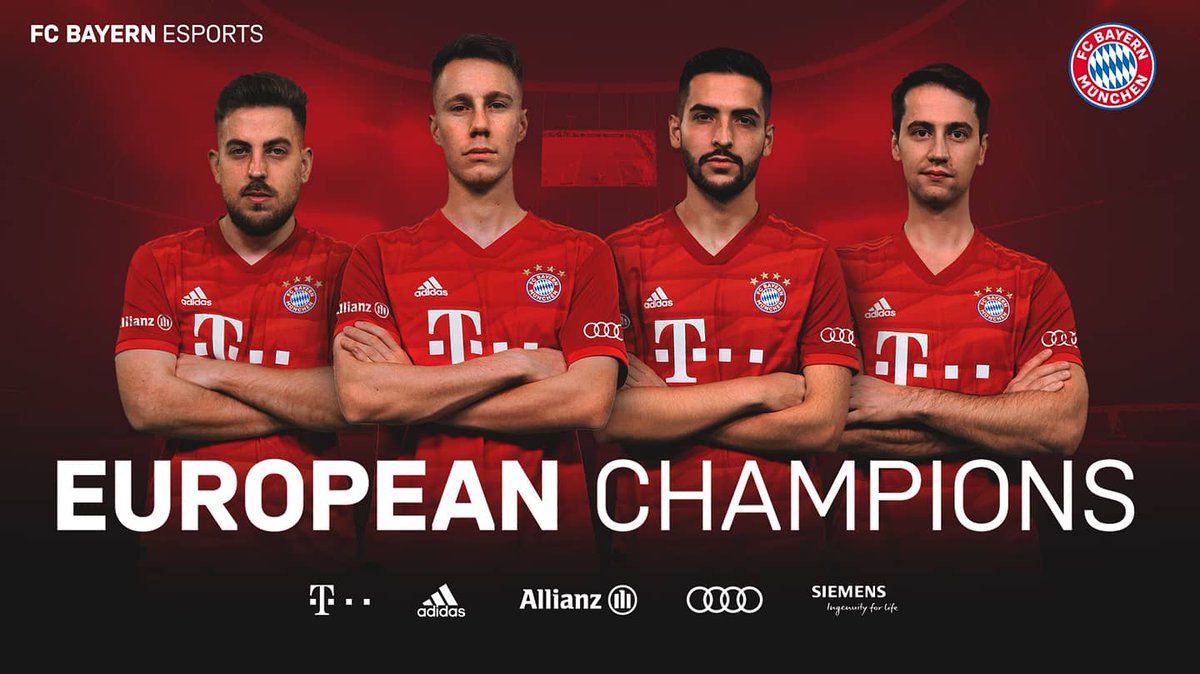 josesg93's tweet photo. CAAAAAAMPEOOOOOONES!!!!! 😍🏆

✅ Semifinal 🆚 @juventusfces en el BO2 (6-5) con un gol en la prórroga que nos mete en la Gran Final!

✅ Final 🆚 @FCBeSports (2-0) donde jugamos un partido tácticamente 🔝 en las 2 áreas.

Ahora sí...SOMOS EL MEJOR EQUIPO DE EUROPA!!!! 💪🏻🎮⚽♥️ https://t.co/xzxFqMvCtg