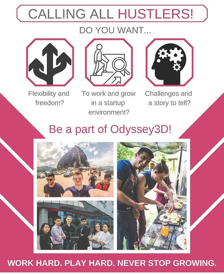 💥JOB ALERT💥

Despite the recent challenges and hurdles, BEST Lab's startup Odyssey3D is fortunate to be going strong. Amidst massive lay-offs around us, they are #HIRING!

Role: Business Dev &amp; Client Success Rep
Visit the link to learn more: lnkd.in/gn3J6_j
