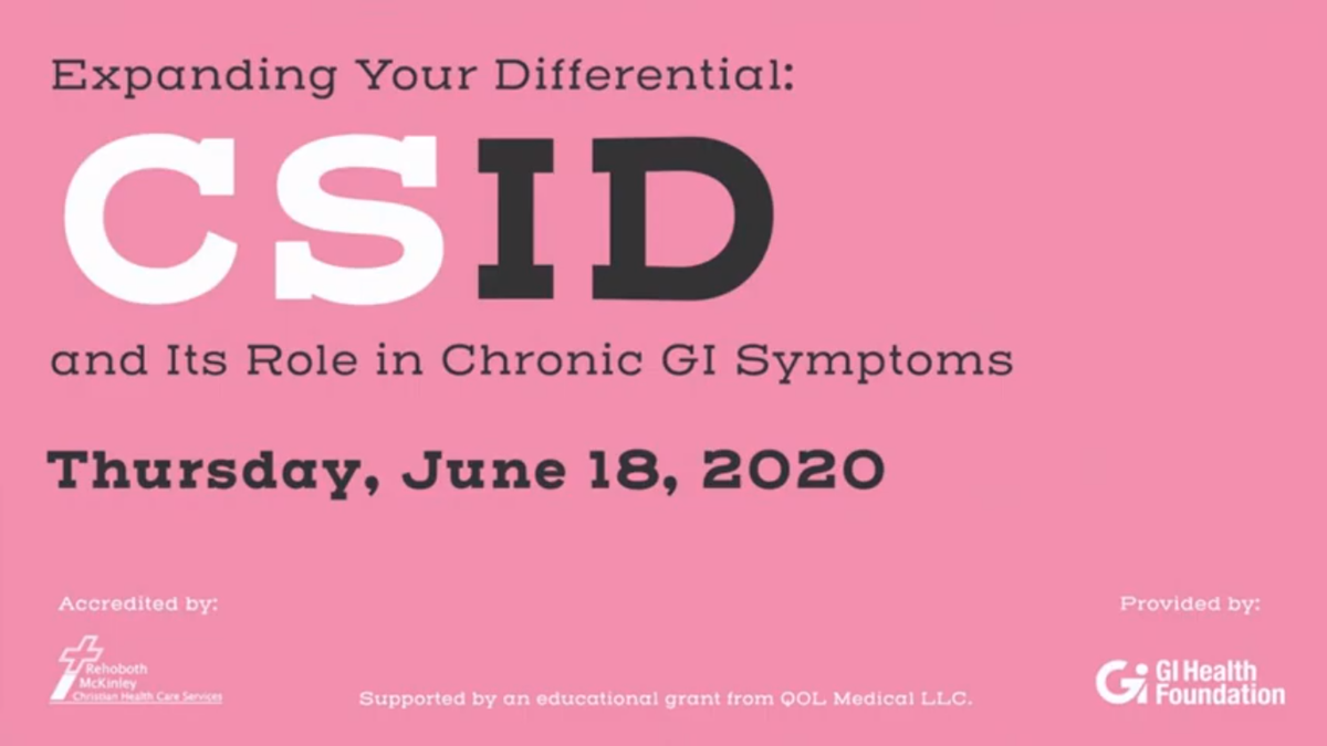 GiHFoundation's tweet photo. Expanding Your Differential: #CSID ⚕️ Watch now on YouTube (also available on our Facebook page) 📲 https://t.co/0XhJ0OpH7g
---
#meded #gastro #medicaleducation #GiTwitter https://t.co/U3XRxkRjfX