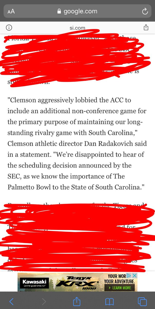 Barstool_Cocks's tweet image. All jokes and hatred aside, it looks like us and @BarstoolClemson both wanted this game to happen. It really is a huge letdown because this game brings in so much money for both schools. Not to mention, charity events like the blood drive and the food drives across the state 😢