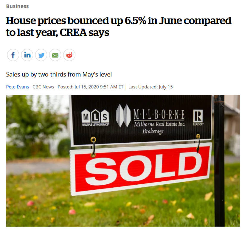 This means the money supply is high, but the velocity of money is slow. This is how consumer prices have remained stable so far.However, spooked by uncertainty -  #investors have already begun to load up on hard assets and the financial markets.  #gold has hit a record high (4/7)