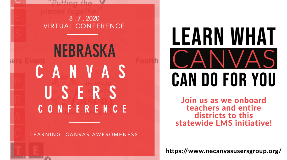 ESUCC's tweet photo. DID YOU KNOW...#LaunchNebraska spent CARES ACT dollars to ensure our #K12 districts can utilize @CanvasLMS at a significantly reduced rate?!?
To learn more & to learn how to utilize Canvas as your LMS, join us for this event!
TO REGISTER: https://t.co/MtuKbC1Cfp
#ESUCC #NDE_PS https://t.co/3Uw0sm4Iur