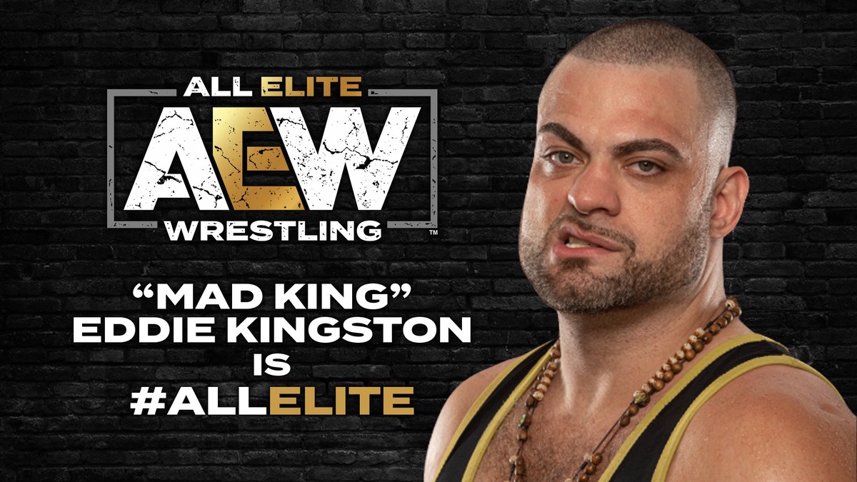 Welcome to the team #MadKing
#EddieKingston is #AllElite 

#SignEddieKingston is now #EddieKingstonIsSigned