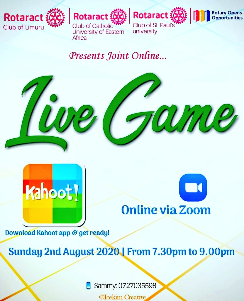 racspu's tweet photo. This Sunday we bring nothing but joy at the comfort of your home. Join via zoom as we share loads of laughter and joy. Plus you can bring your favourite drink 😜 https://t.co/McJb6W9YsU