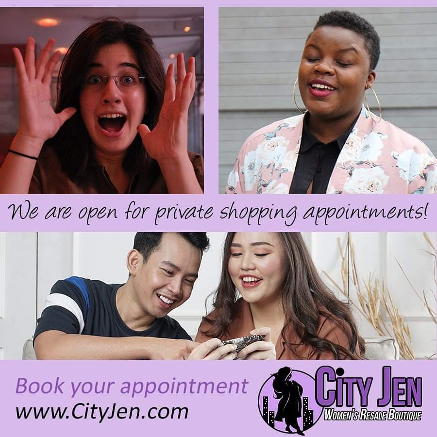 CityJenResale's tweet photo. Get your appointment: https://t.co/SkQWOtYKpS
Our safety measures:
1) You must wear a mask the entire time you shop
2) You must wear a pair of disposable gloves that we will provide
3) You must stay 6 ft from employees
4) You must be done shopping in 50 min https://t.co/cJYPzn35HU