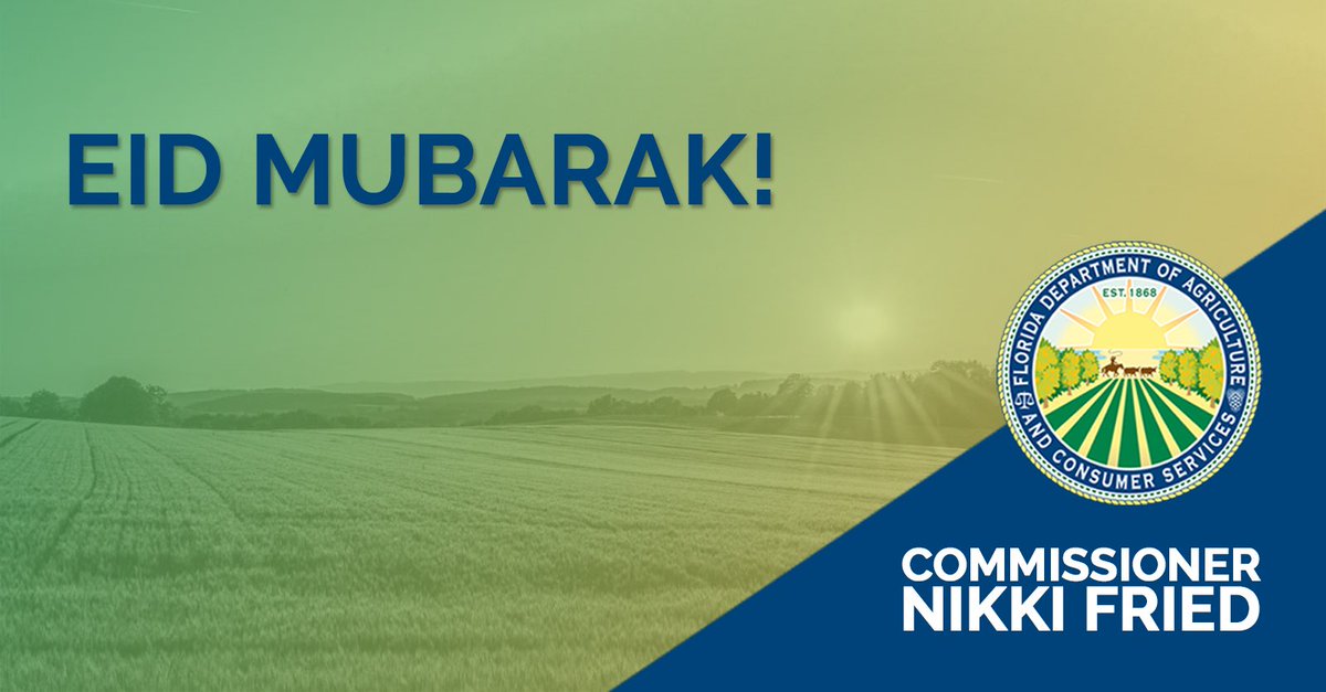 Wishing all Floridians who celebrate #EidAlAdha2020 light, happiness, and good health in this challenging time.

#EidMubarak!