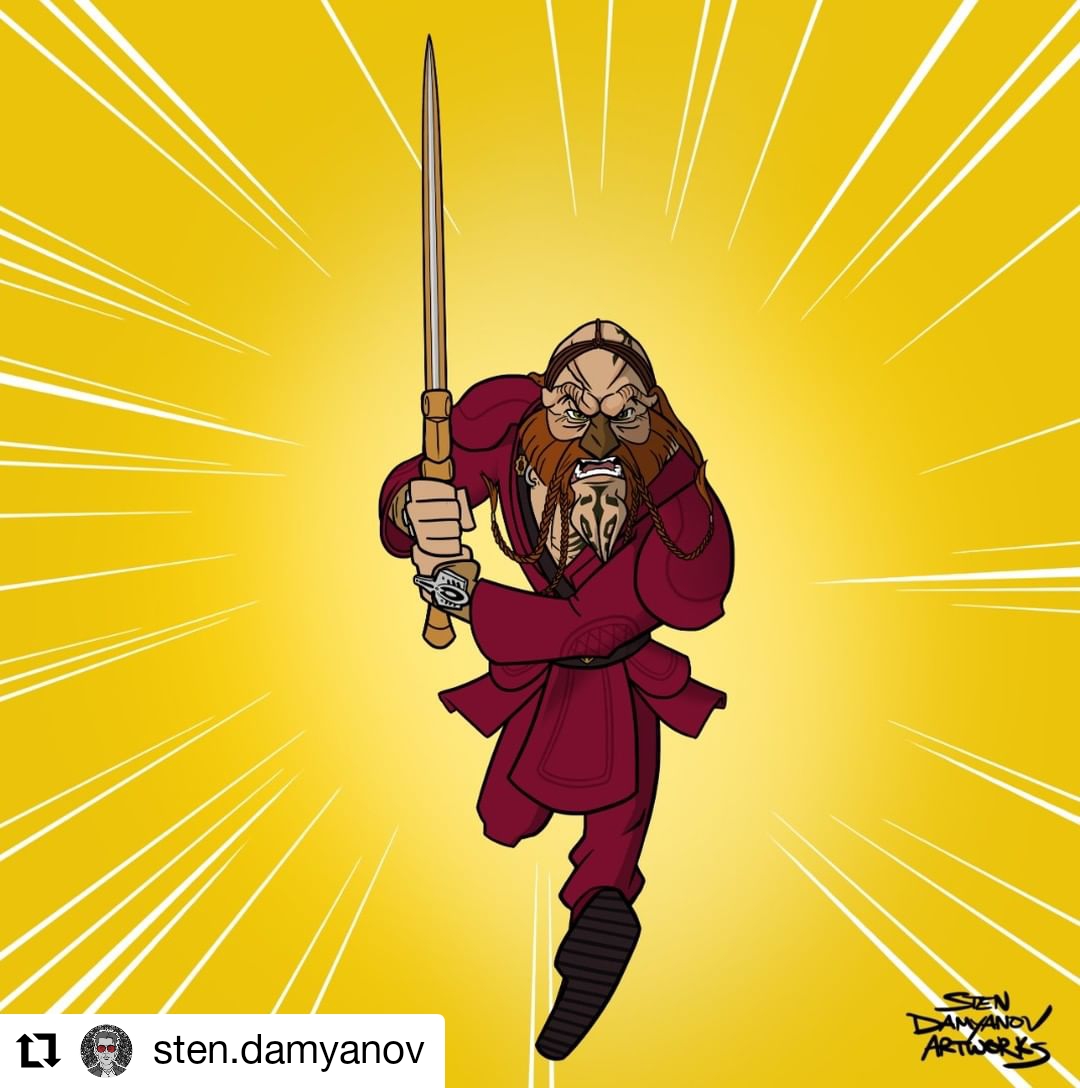 It’s Ka D’Argo, and his Qualta Blade! Seriously cool work, @sten.damyanov! #Farscape

instagram.com/p/B8t_JeADFPl/