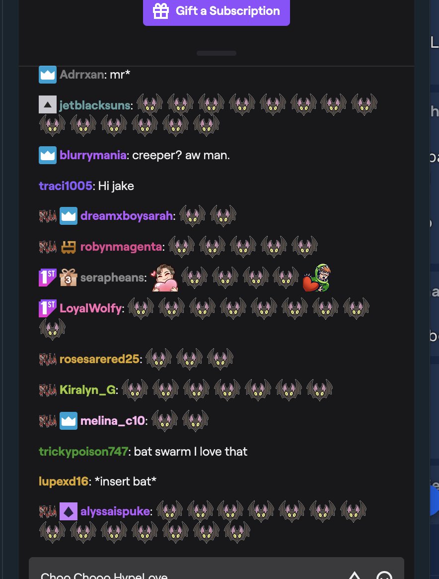 TheBillyMartin's tweet photo. Yβall had the chat going crazy on the @Twitch stream yesterday! Thanks for all subs and support on there! https://t.co/H5XESv1vmC π #batswarm https://t.co/atYMnR1wfC