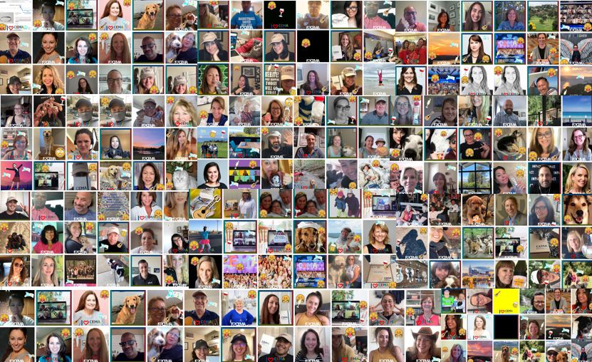 cemaonline's tweet photo. We appreciate our #EventExec members, new attendees, sponsors, presenters, industry partners for an uplifting #CEMASummit2020 during our 30th-year. Thank you @CorpEventNews for being a part of our success. #CEMAGroupHug #MeetingProfs #EventProfs #Events https://t.co/vs2gPoTiih https://t.co/S0i5igbBU3