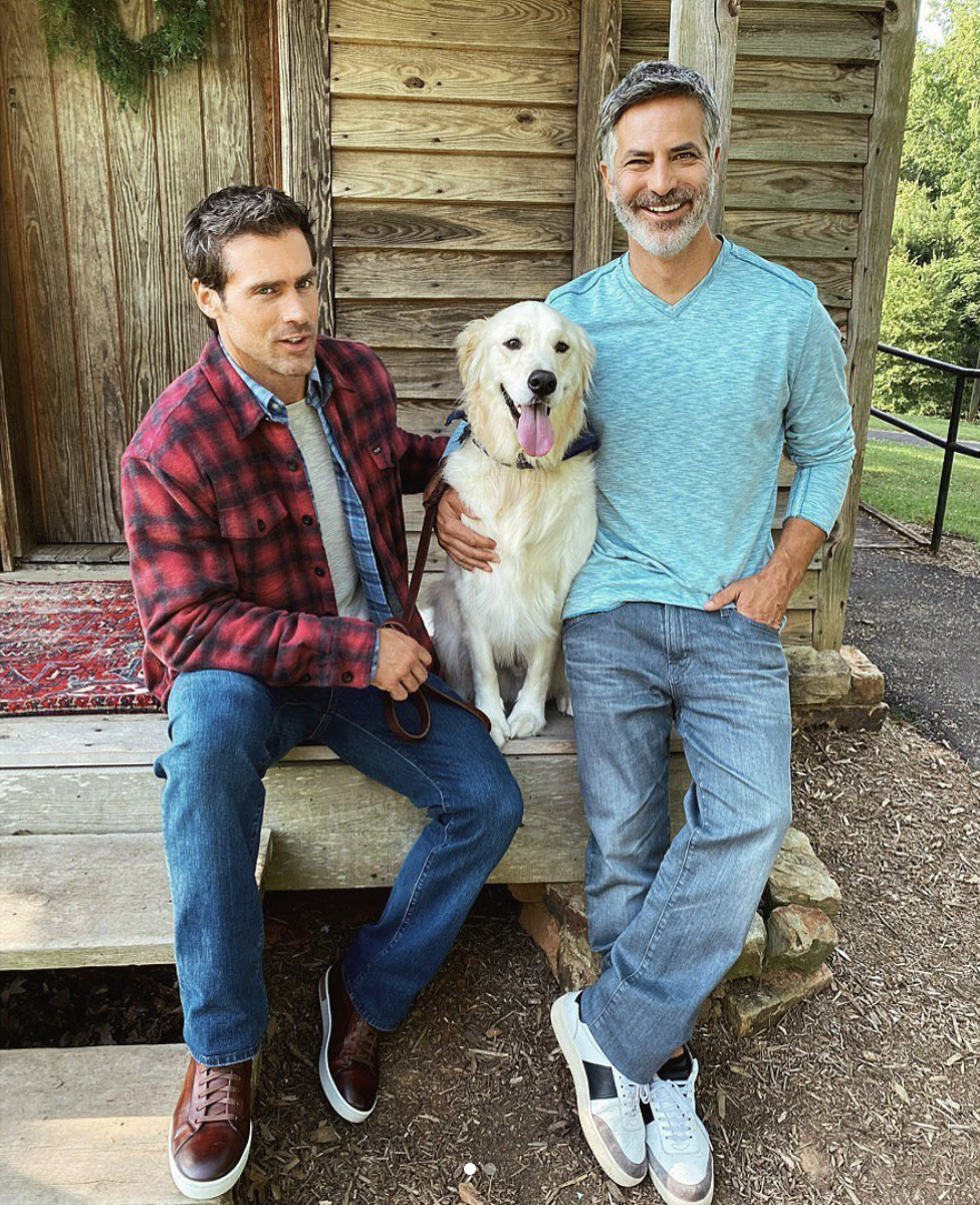 PatrickJamesInc's tweet photo. Pictured here is @gzur and @chad.and.esther.pinther during this year's fall/winter photoshoot for Patrick James. Looking sharp, gentleman. 
.
.
.
.
.
.
#patrickjames #shoppatrickjames #styledbypatrickjames #menswear #summer #summercollection #online #photoshoot #fallphotoshoot https://t.co/Ok77ez0eb0