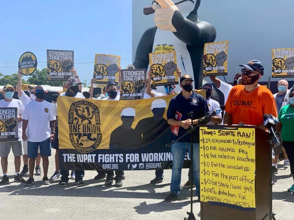 JoseJavierJJR's tweet image. Thank you @SouthFlaAFLCIO, @ElectJavier, @DLCAVA, @RepAsencio, @LIUNA, @AFSCMEFL, @GoIUPAT, workers, and all those who showed up today to demand action for our community. I am proud to stand with you in calling to #ExtendUI and #Savethe600