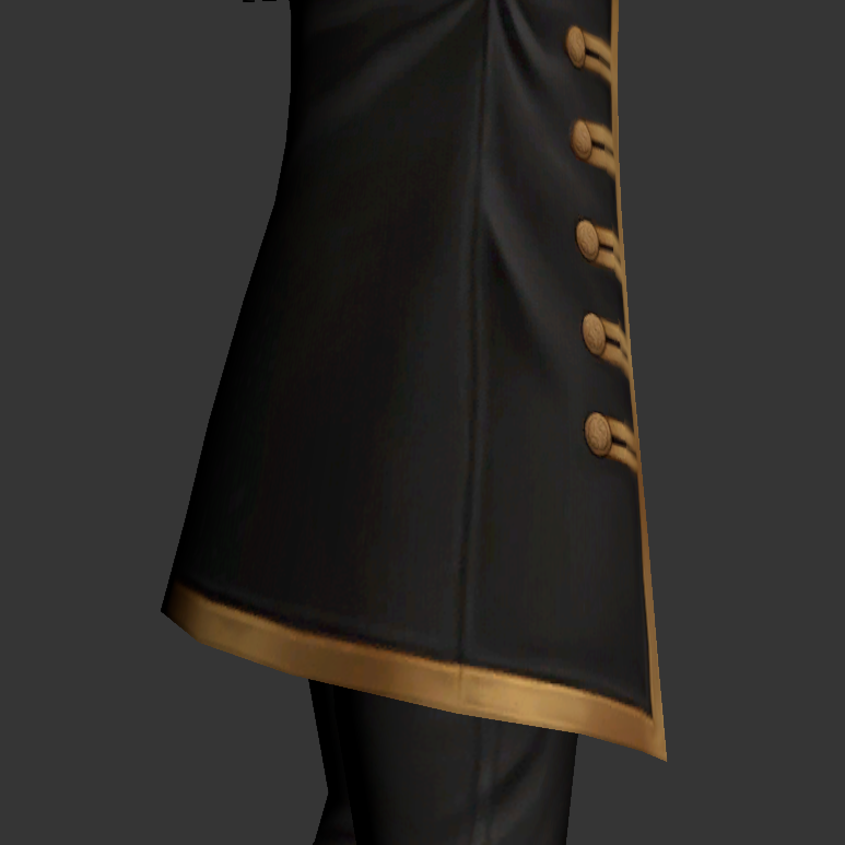 3DAssReview's tweet photo. Alucard (Super Smash Bros. Ultimate, 2018)
Looking at another assist trophy, Alucard is alright, all things considered. The texture work is excellent, conveying the material of his pants very well. The geometry is nothing special, but doesn't need to be with the long coat. 6.5/10 https://t.co/cNfWaO1K5U
