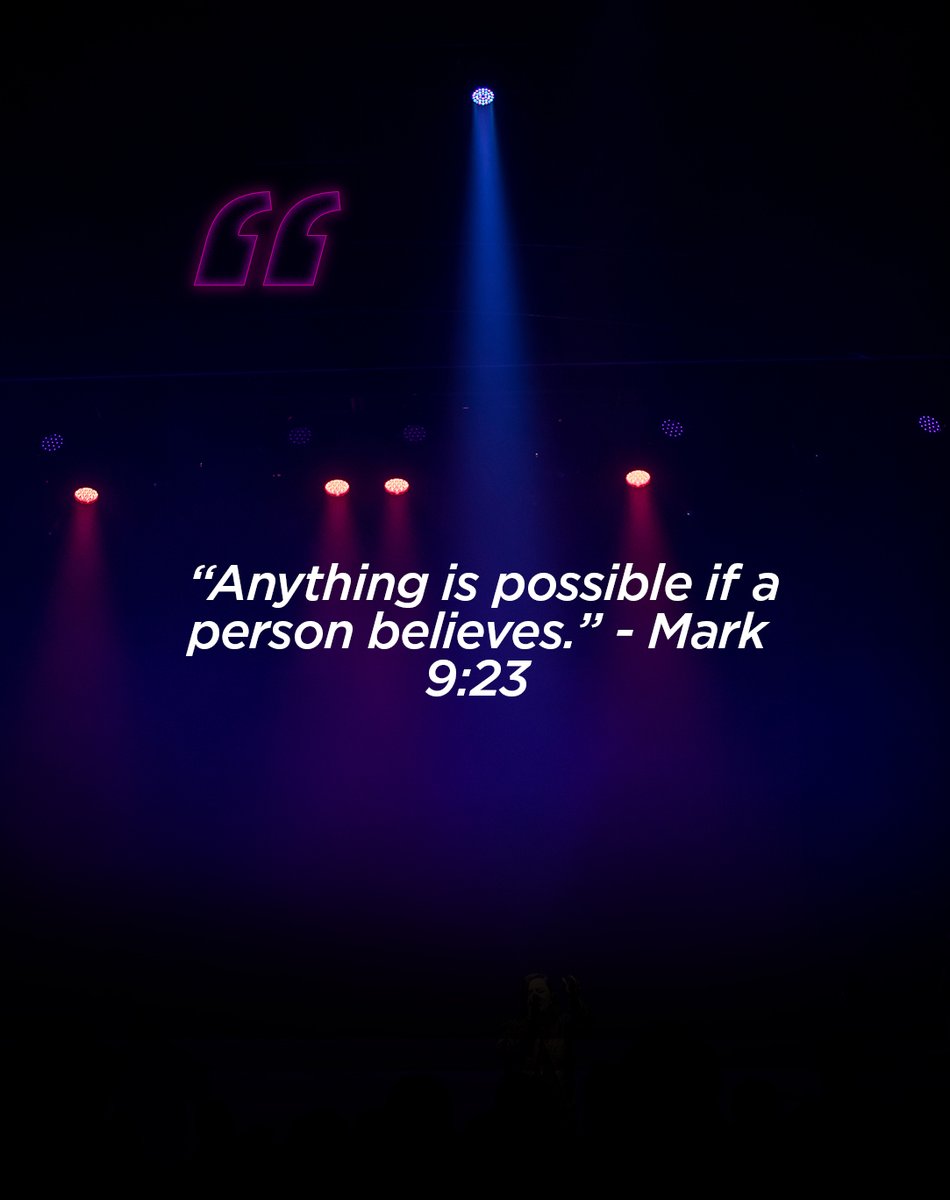YouVersion's tweet photo. “What do you mean, ‘If I can’?” Jesus asked. “Anything is possible if a person believes.” - Mark 9:23 https://t.co/iRxIdl4Tt8
