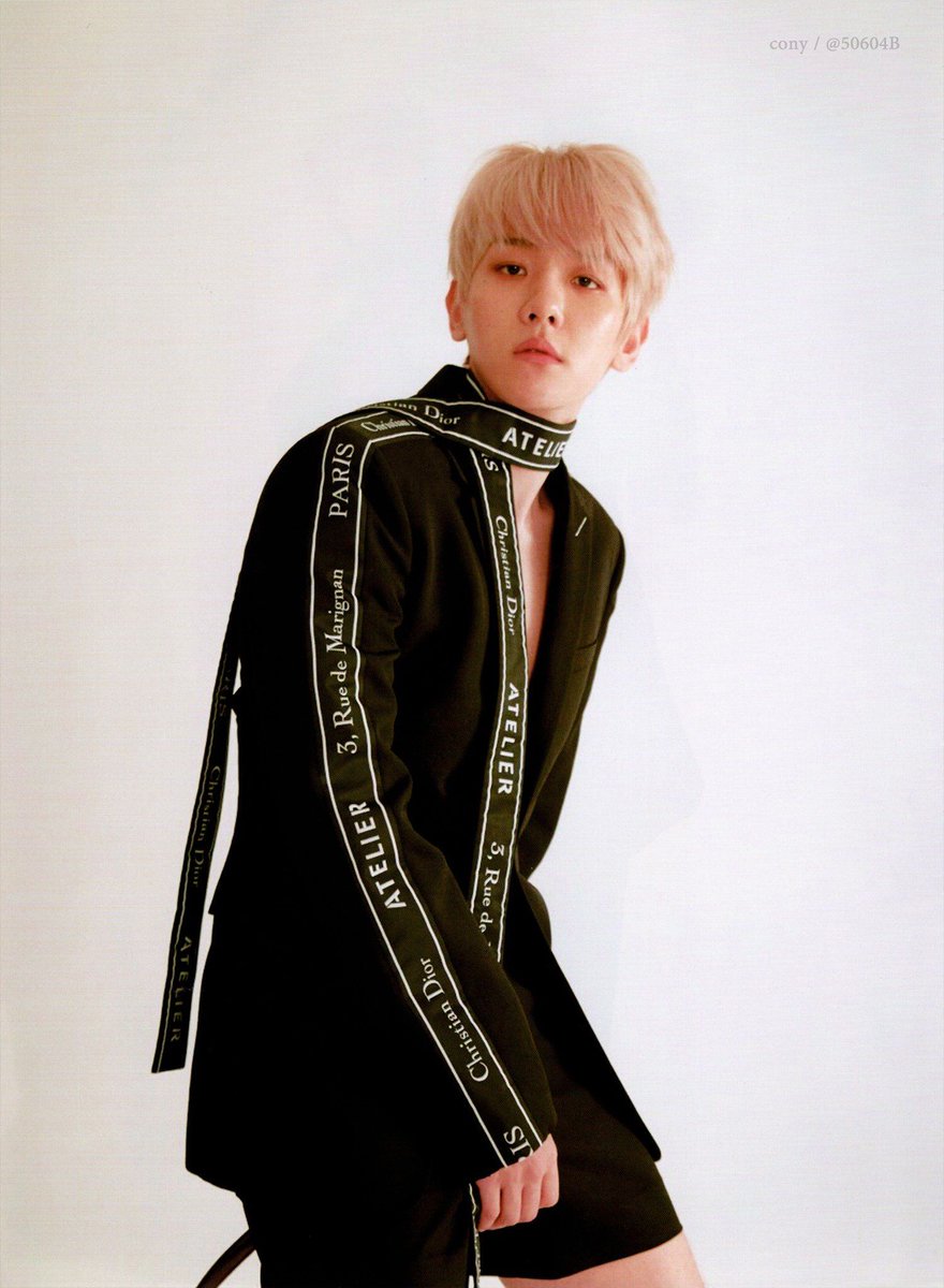 baekhyun& #39;s pretty neck in various chokers and scarfs a majestic thread;