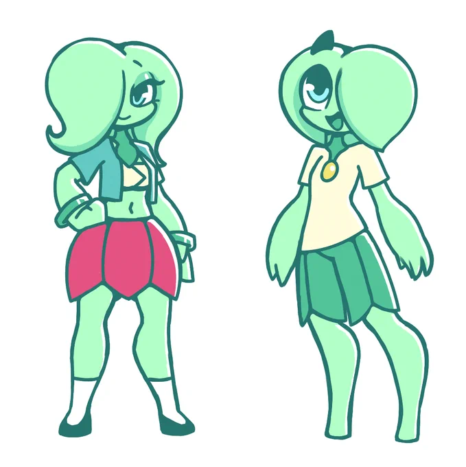 felt like i should redraw these two again
it's bella's dum twin siblings 