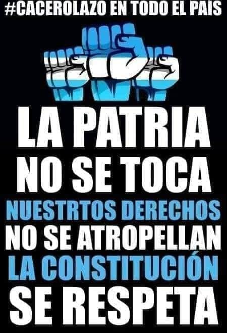 ElisabedR's tweet photo. @AgenciaTelam @alferdez @Kicillofok @horaciorlarreta 🇦🇷🇦🇷🇦🇷🇦🇷🙏🏾🙏🏾🤬❓❗❗❗ https://t.co/ZI0m4qz2ed