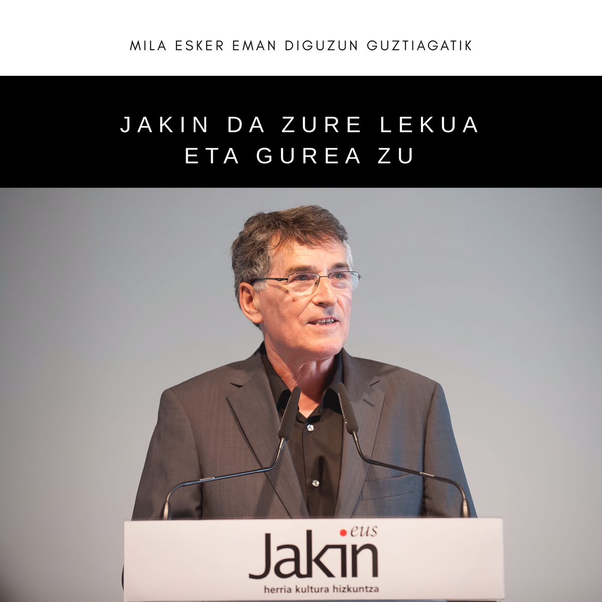 jakin_eus's tweet photo. Joan Mari Torrealdai hil da.
Atsekabez, mila esker eman diguzun guztiagatik.
🔴 Bere ekarpenaz: https://t.co/HGrrTxGycI
🔴 Bizitzaz: https://t.co/7jmXzWFGS3
🔴 Lorea Agirreren hitzak: https://t.co/3MRlGaDWrx
🔴 Joanmari Larrarterenak: https://t.co/BNeQCr71ml
@katuajea @Joanmari https://t.co/EoBjQ6D29q