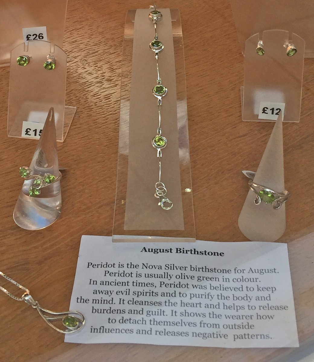 Nova_Silver's tweet photo. If you have to buy a August birthday present why not pop along to our Norwich shop and check out our birthstone display

https://t.co/GHOdVWr5lF

#birthstone #norwichjeweller #whereyoushopmatters #lifeinafinecity #thisisnorwich #shopsmalluk #supportnorfolk  #standwithsmall #green https://t.co/CA13FLnpNJ