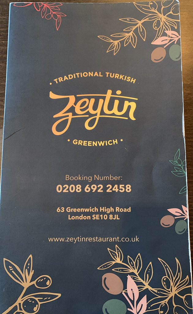 mattharg's tweet photo. Looking forward to visiting @ZeytinGreenwich tonight. Favourite restaurant ever! Travelled a long way today for this treat! #TurkishResturant #Greenwich #Holidaytime https://t.co/zl2JUkFgoB