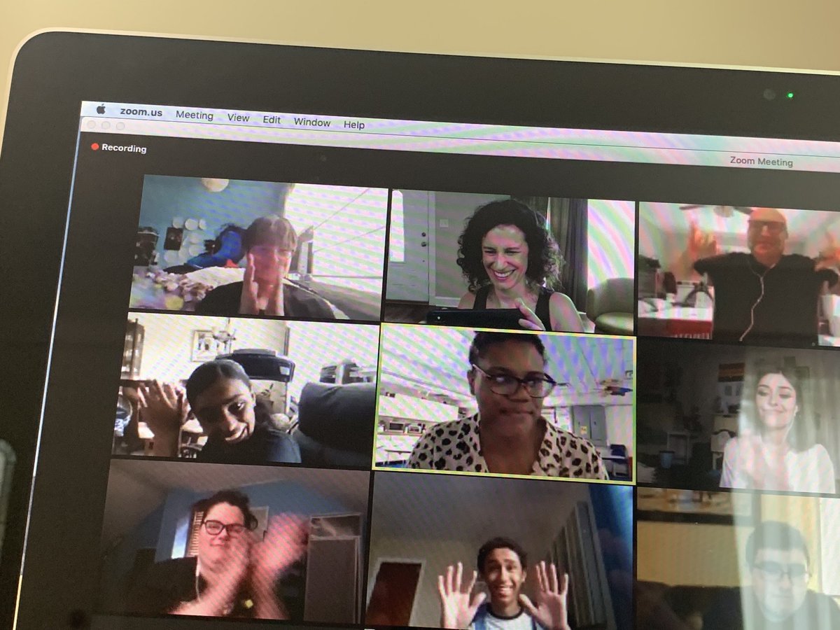 ellenhagan's tweet photo. LOVE this class so much! @AdelphiU @rob_linne what a beautiful year! #HoffmanWrites @clearlyAlondra Congratulations all! https://t.co/DM1rIATB41