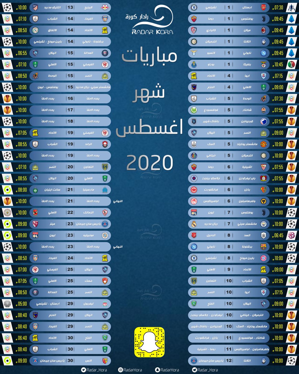 RadarKora | رادار كورة tweet media